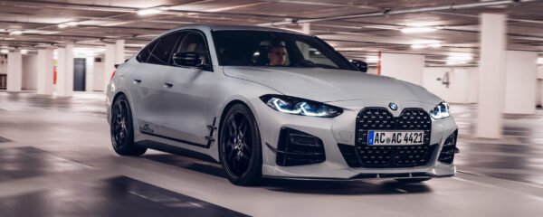 M440i GC G26 byACSchnitzer front fahrend 3500x1400 600x240
