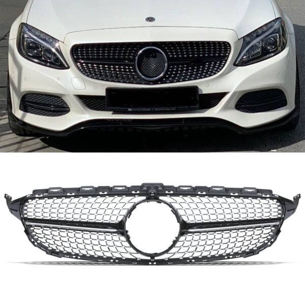 شبك أمامي مرسيدس C CLASS موديل 15 21 DAIMOND